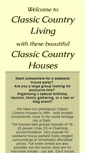 Mobile Screenshot of classiccountryhouses.co.uk