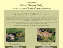 Tablet Screenshot of classiccountryhouses.co.uk